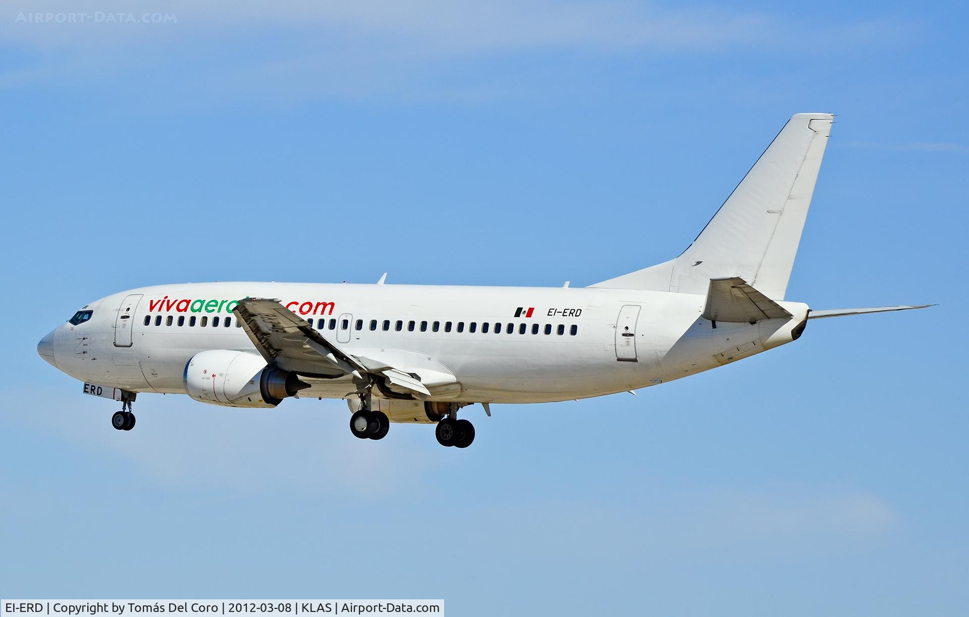EI-ERD, 1997 Boeing 737-36N C/N 28563, EI-ERD Viva Aerobus 1997 Boeing 737-36N C/N 28563

- Las Vegas - McCarran International (LAS / KLAS)
USA - Nevada, March 8, 2012
Photo: Tomás Del Coro