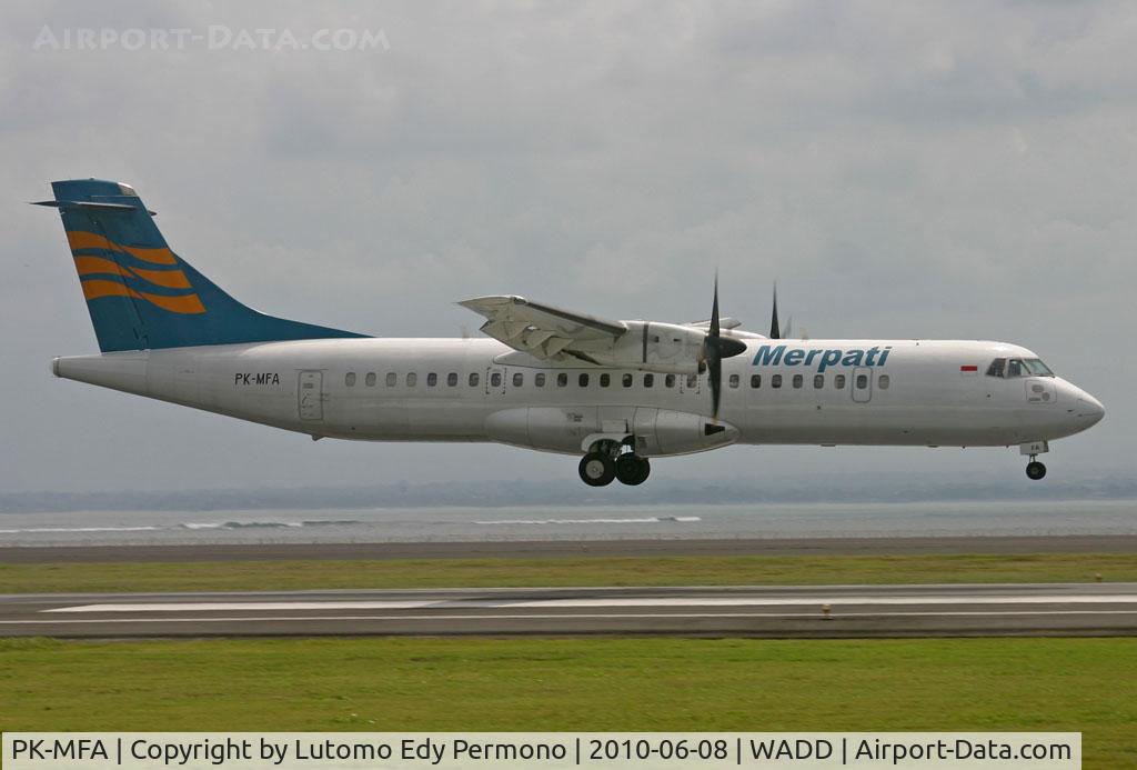 PK-MFA, 1993 ATR 72-212 C/N 379, Nerpati Nusantara