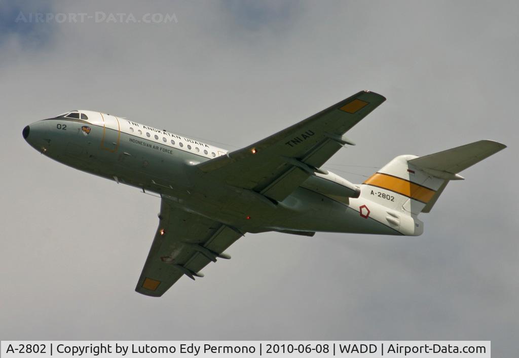 A-2802, 1975 Fokker F.28-3000 Fellowship C/N 11113, Indonesian Air Force