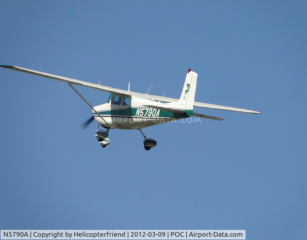 N5790A, 1956 Cessna 172 C/N 28390, Headed westbound