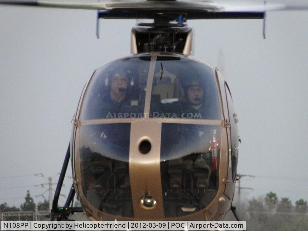 N108PP, 2008 MD Helicopters 369E C/N 0578E, Pilot Bob, TFO Kevin, preparing to head out on patrol