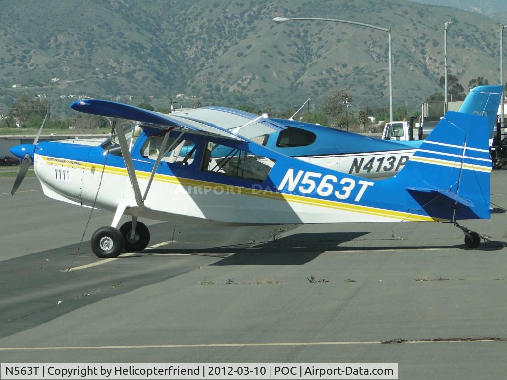 N563T, 2011 American Champion 7GCBC C/N 1462-2011, Tied down & Parked in transient parking