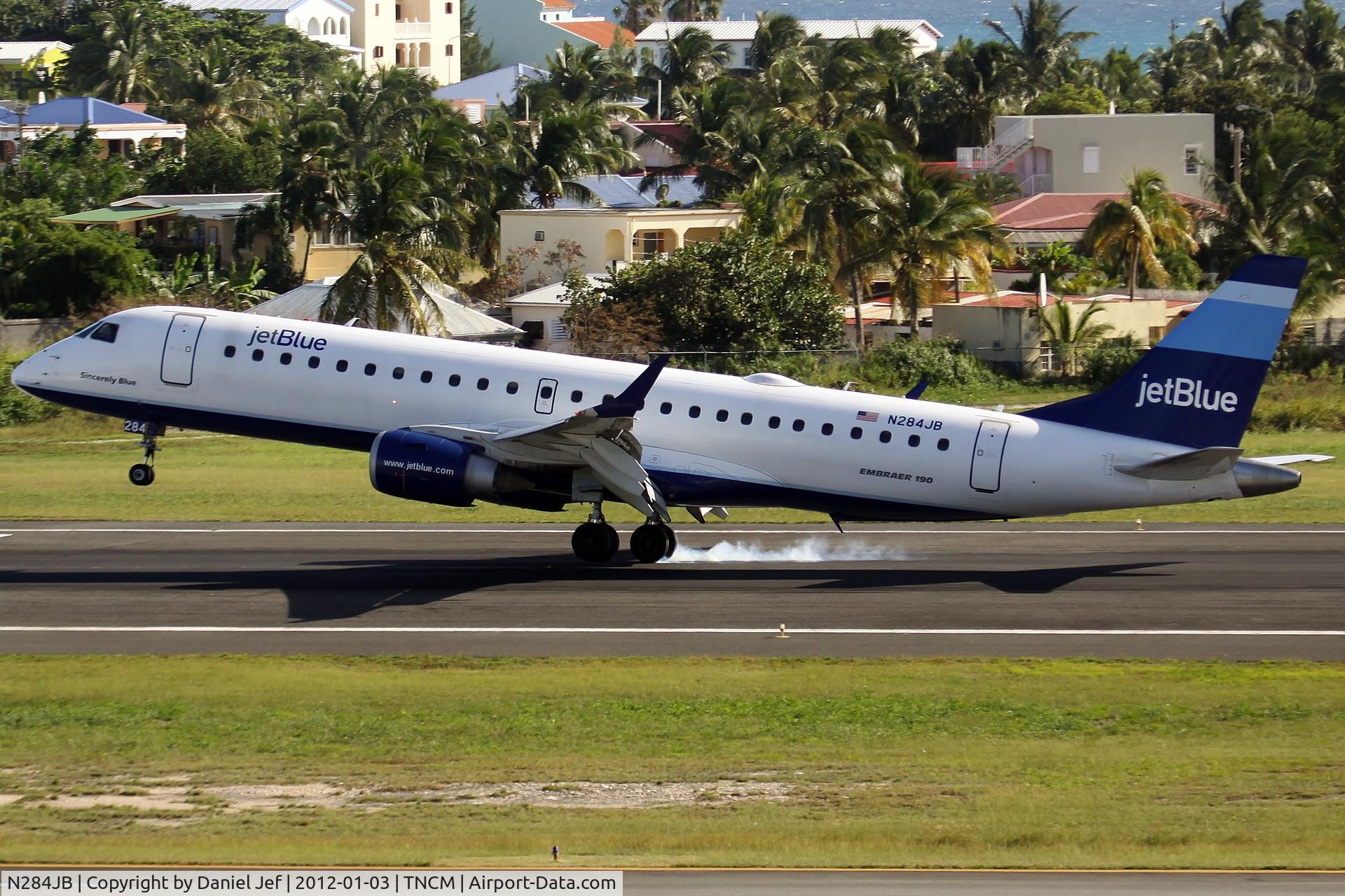 N284JB, 2008 Embraer 190AR (ERJ-190-100IGW) C/N 19000144, N284JB