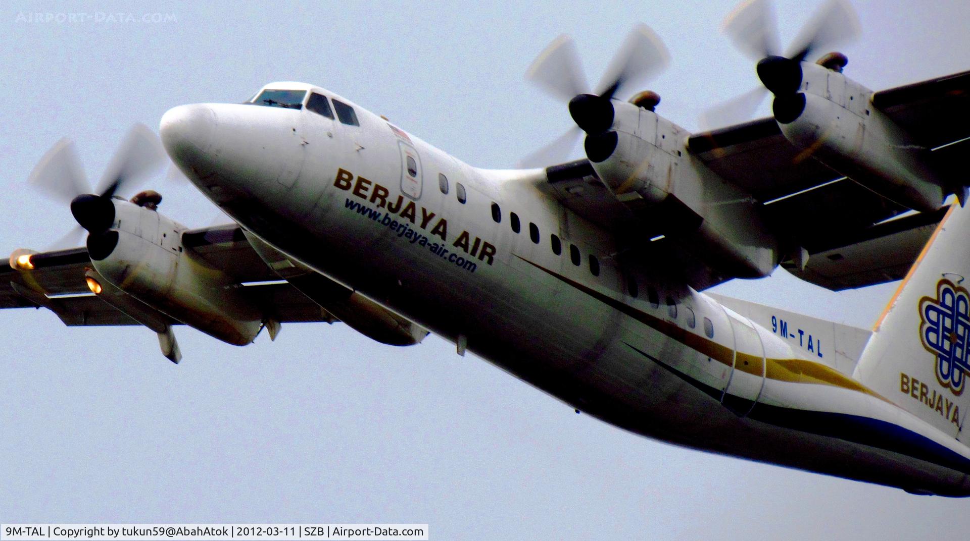 9M-TAL, 1988 De Havilland Canada DHC-7-110 Dash 7 C/N 112, Berjaya Air