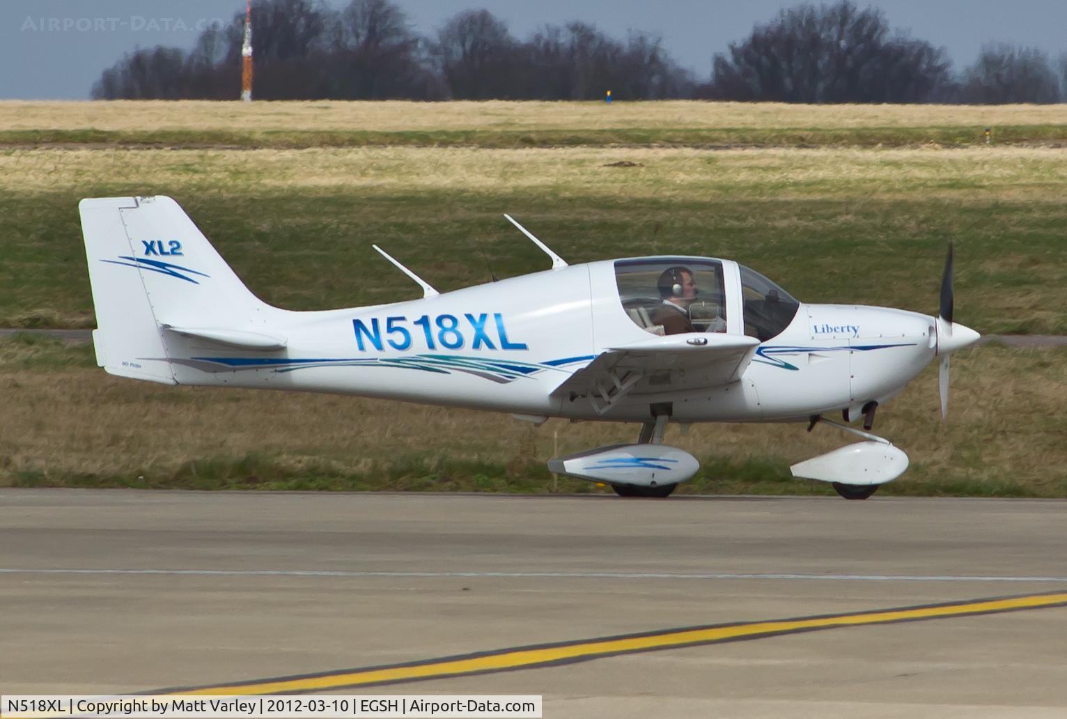 N518XL, 2006 Liberty XL-2 C/N 0013, Taxiing to RWY 27.
