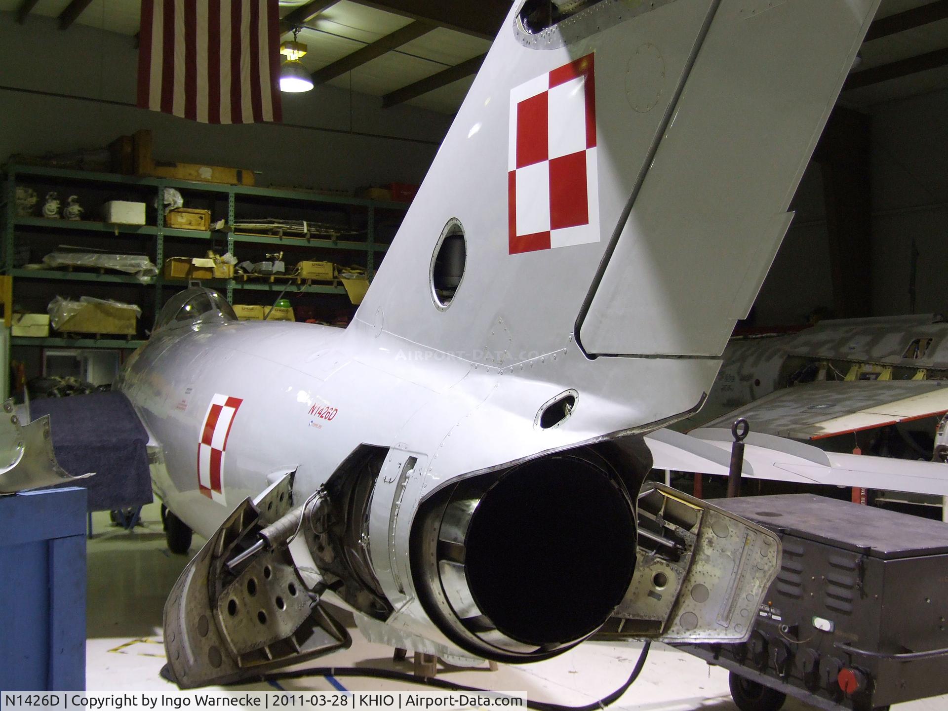 N1426D, Mikoyan-Gurevich MiG-17 (LIM-5) C/N 1C-14-26, Mikoyan i Gurevich MiG-17F FRESCO-C (PZL-Mielec LIM-5) at the Classic Aircraft Aviation Museum, Hillsboro OR