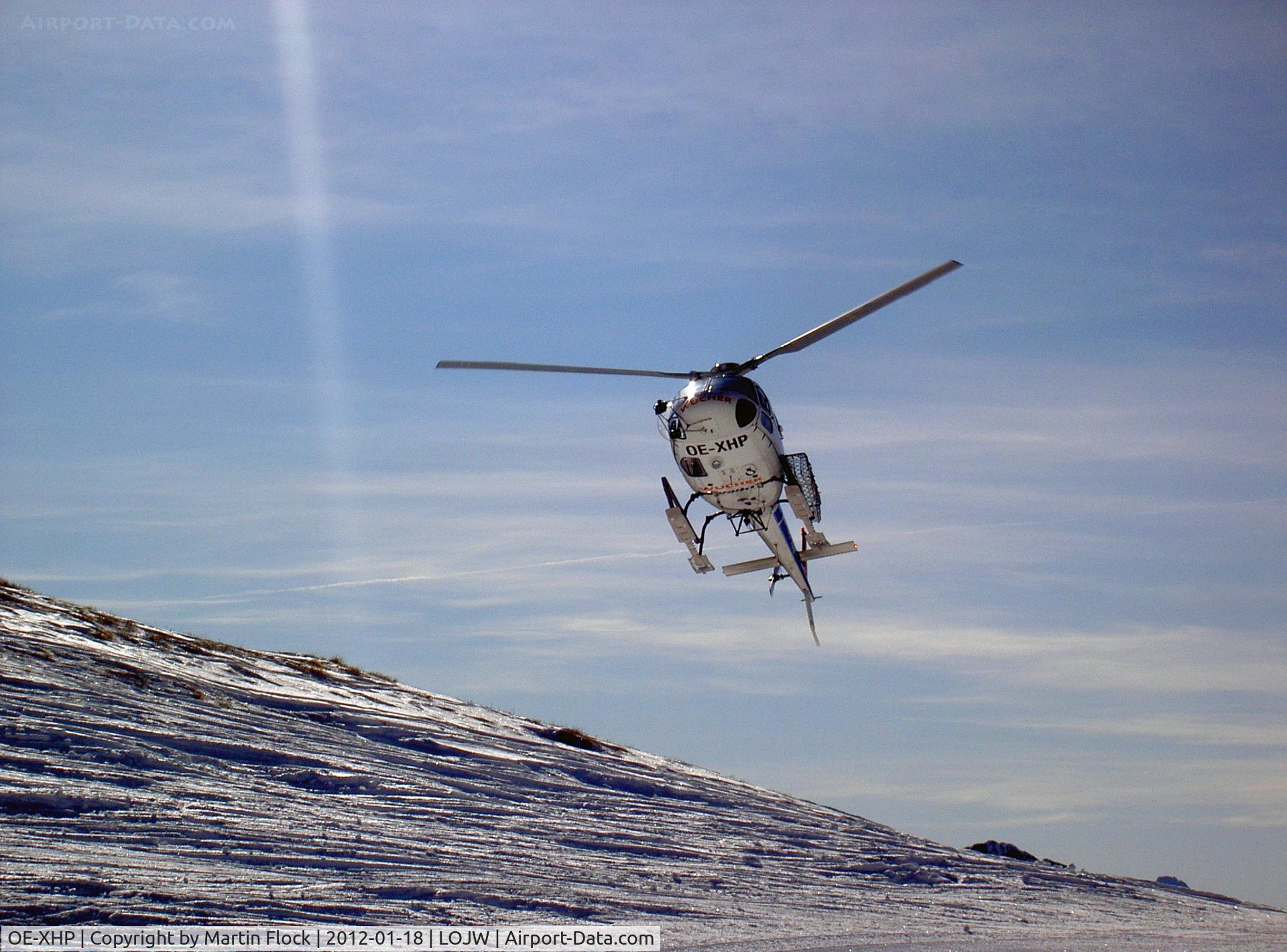 OE-XHP, Eurocopter AS-350B-3 Ecureuil Ecureuil C/N 3812, ARLBERG @ Palmgrad