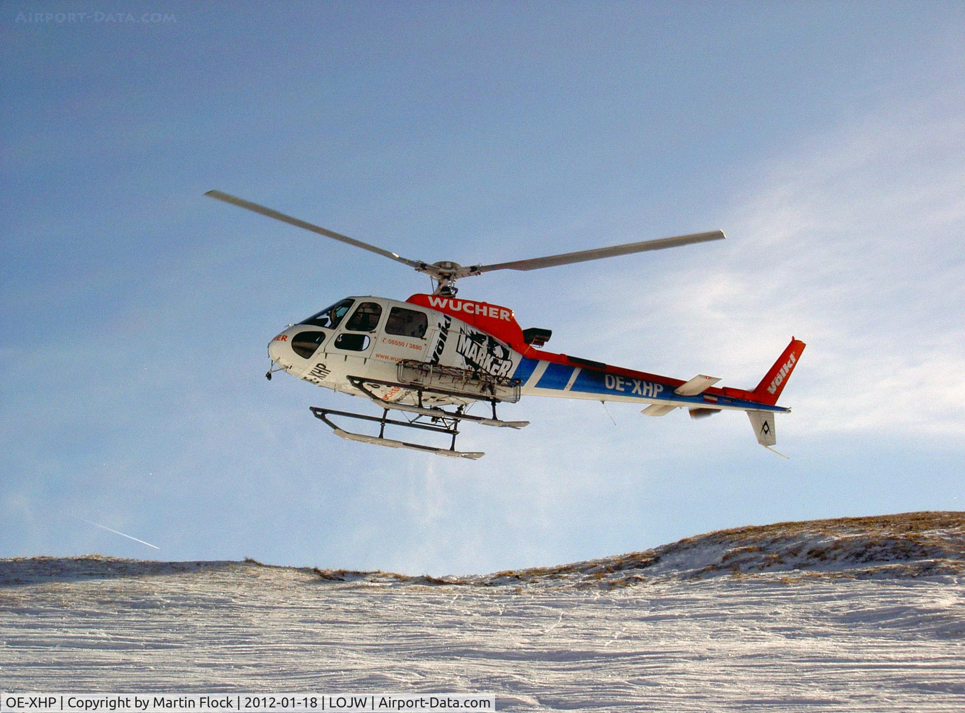 OE-XHP, Eurocopter AS-350B-3 Ecureuil Ecureuil C/N 3812, ARLBERG @ Palmgrad