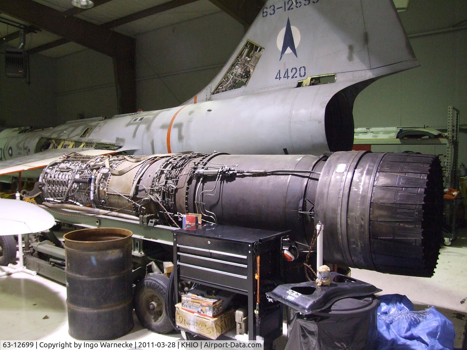 63-12699, 1963 Lockheed F-104G Starfighter C/N 683-6051, Lockheed F-104G Starfighter at the Classic Aircraft Aviation Museum, Hillsboro OR