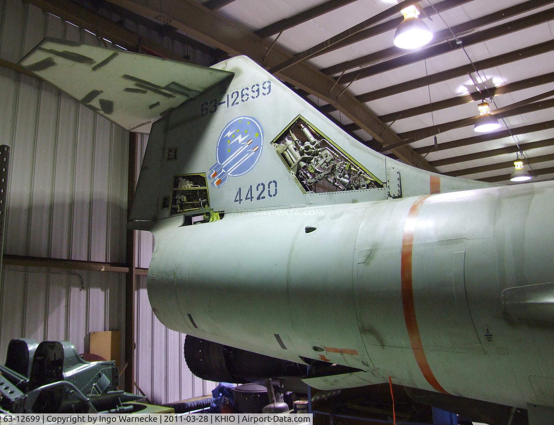 63-12699, 1963 Lockheed F-104G Starfighter C/N 683-6051, Lockheed F-104G Starfighter at the Classic Aircraft Aviation Museum, Hillsboro OR