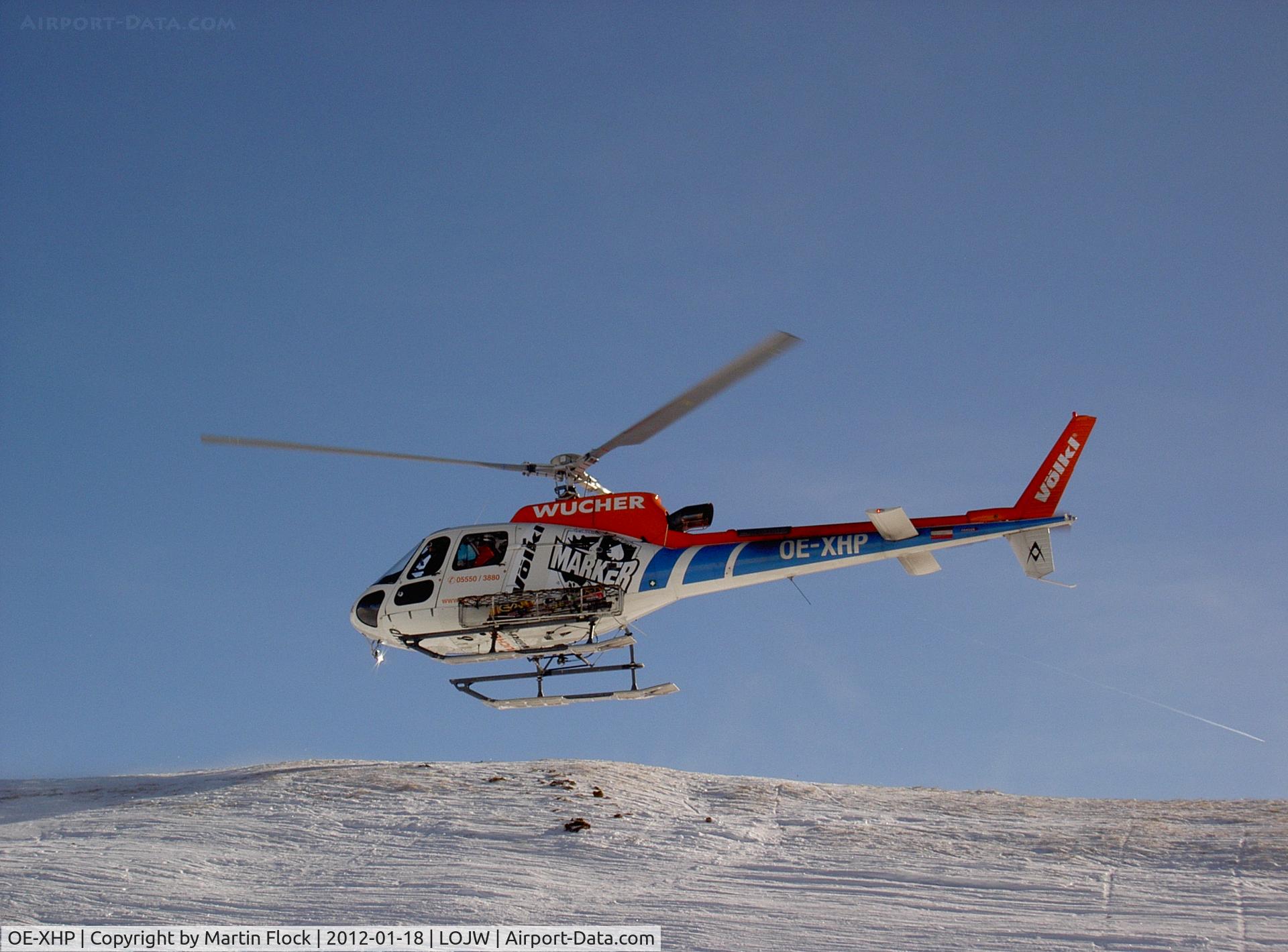OE-XHP, Eurocopter AS-350B-3 Ecureuil Ecureuil C/N 3812, ARLBERG @ Palmgrad