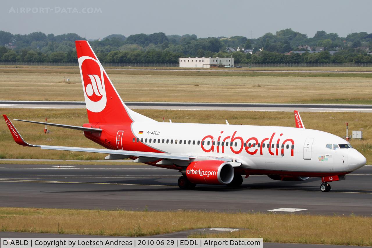 D-ABLD, 2008 Boeing 737-76J C/N 36117, Air Berlin