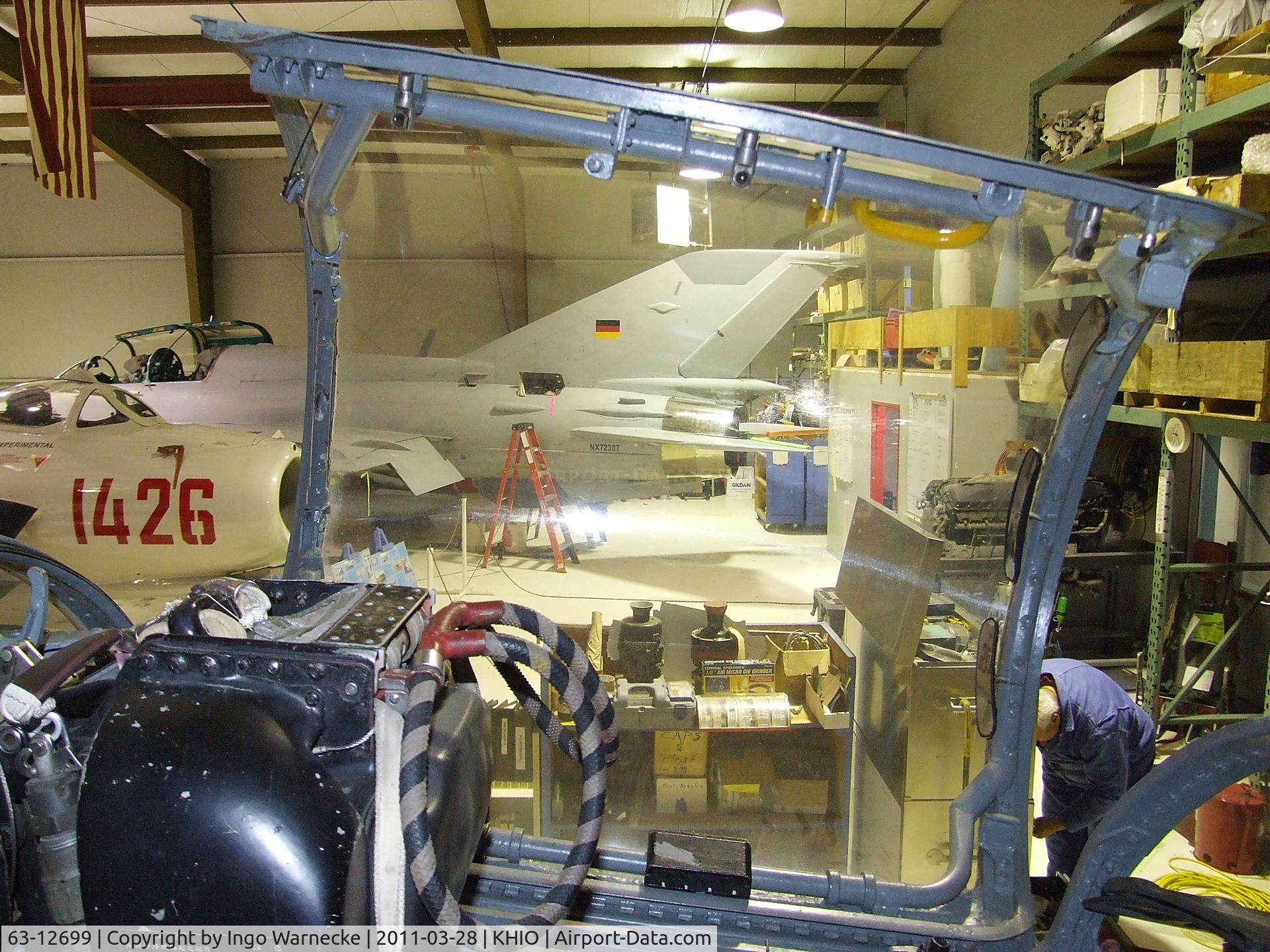 63-12699, 1963 Lockheed F-104G Starfighter C/N 683-6051, Lockheed F-104G Starfighter at the Classic Aircraft Aviation Museum, Hillsboro OR