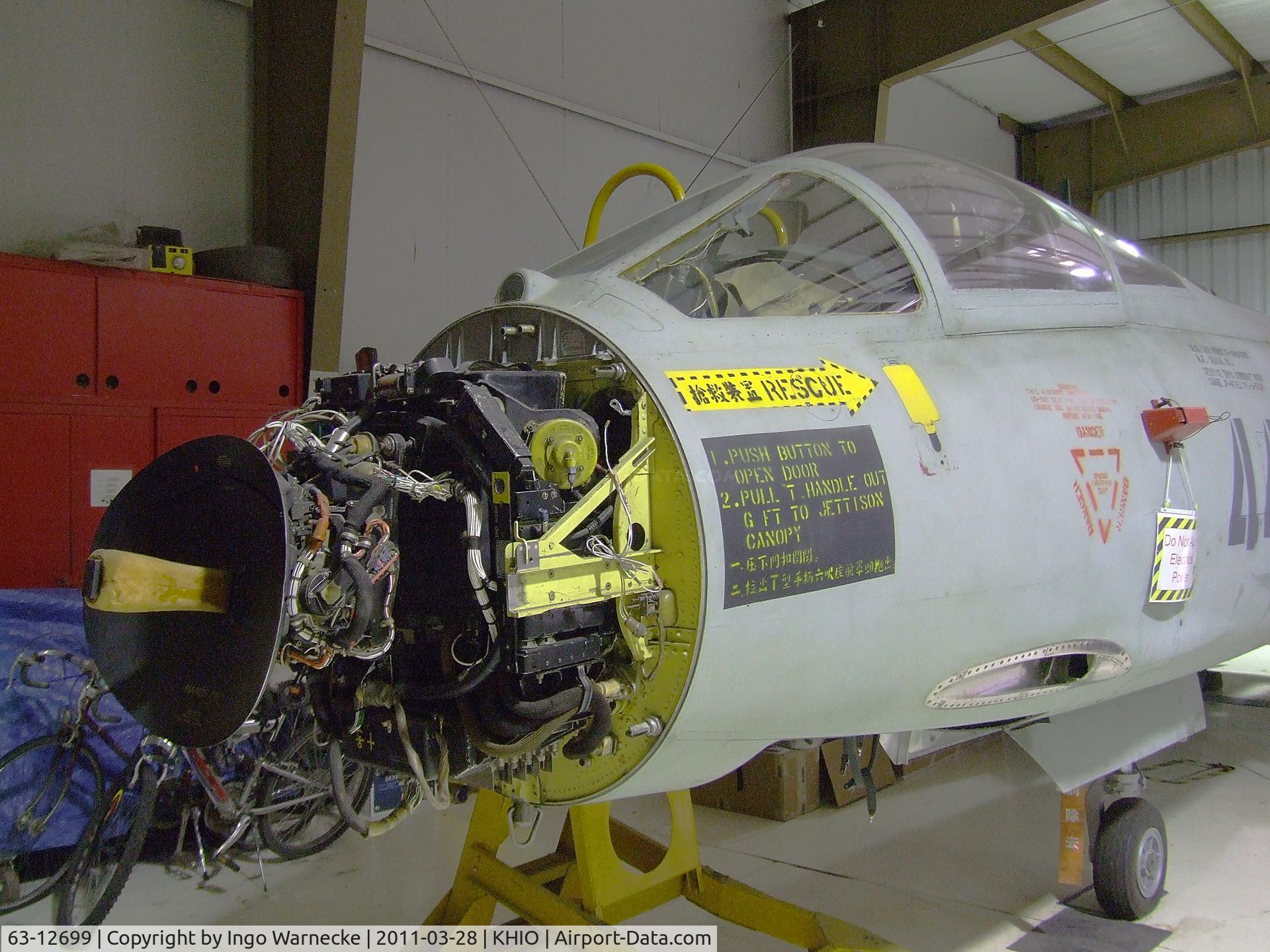 63-12699, 1963 Lockheed F-104G Starfighter C/N 683-6051, Lockheed F-104G Starfighter at the Classic Aircraft Aviation Museum, Hillsboro OR