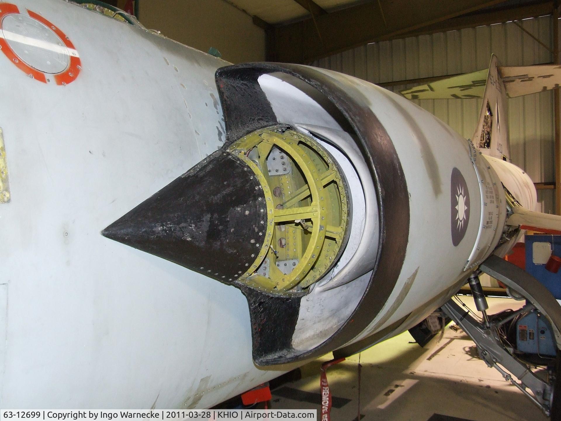 63-12699, 1963 Lockheed F-104G Starfighter C/N 683-6051, Lockheed F-104G Starfighter at the Classic Aircraft Aviation Museum, Hillsboro OR