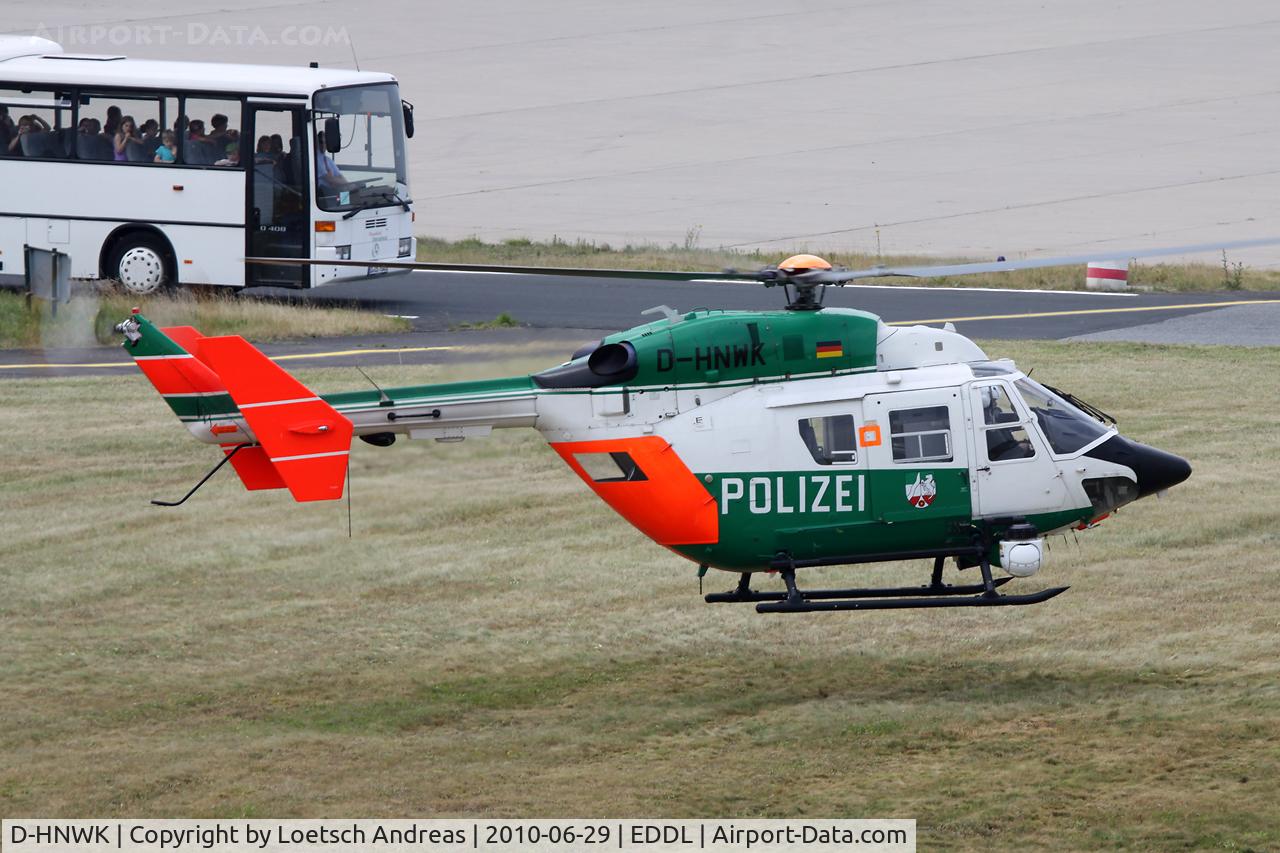 D-HNWK, 1989 Eurocopter-Kawasaki BK-117B-2 C/N 7200, German Police