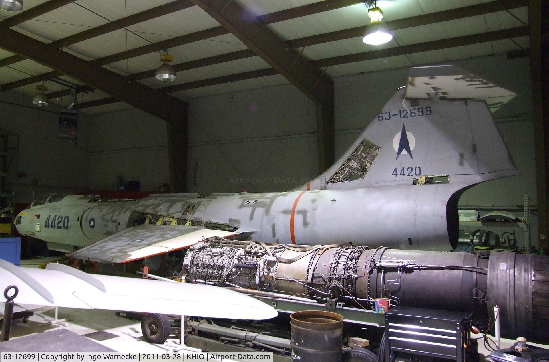 63-12699, 1963 Lockheed F-104G Starfighter C/N 683-6051, Lockheed F-104G Starfighter at the Classic Aircraft Aviation Museum, Hillsboro OR