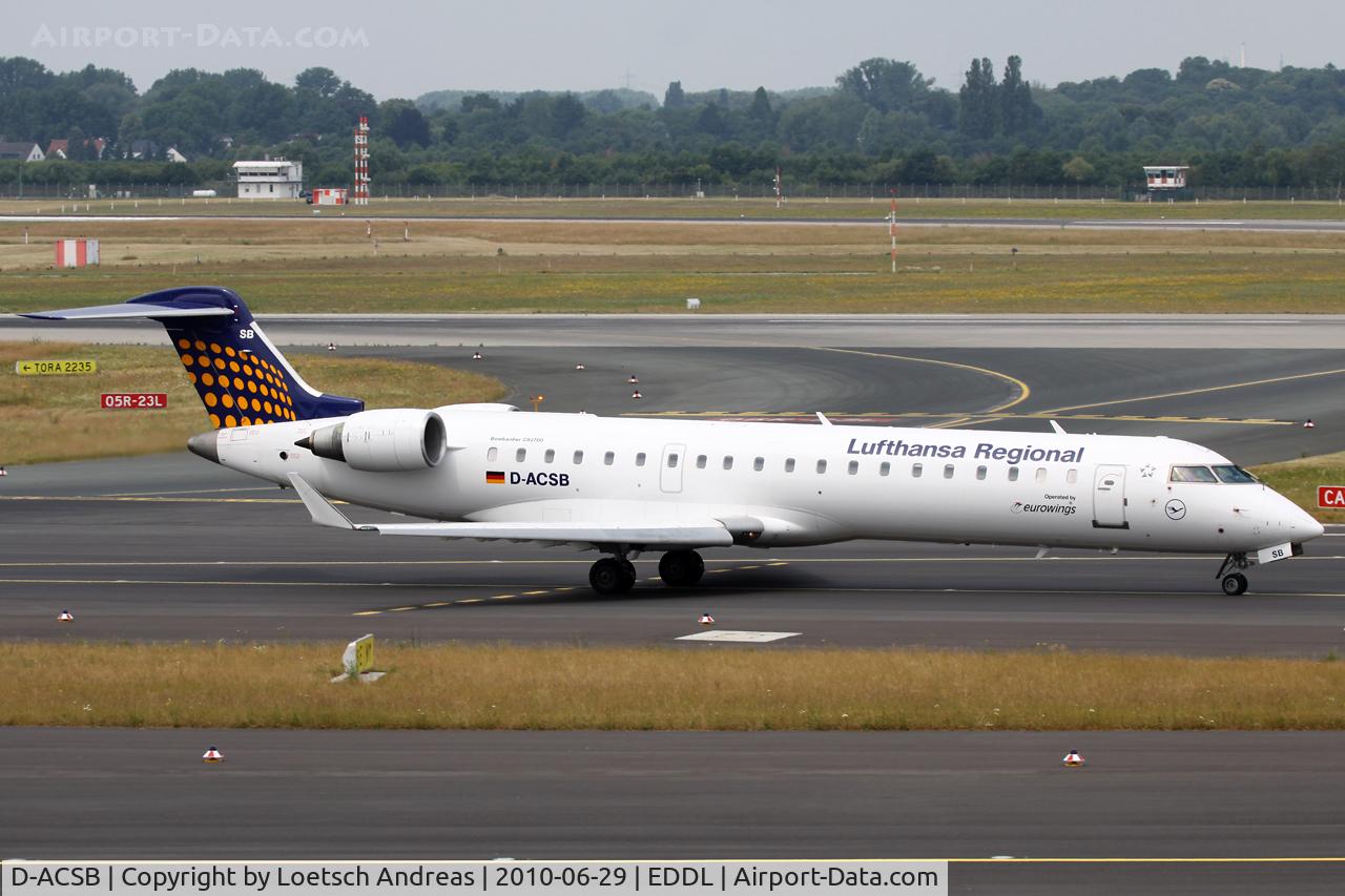 D-ACSB, 2001 Bombardier CRJ-701ER (CL-600-2C10) Regional Jet C/N 10028, DLH Regional