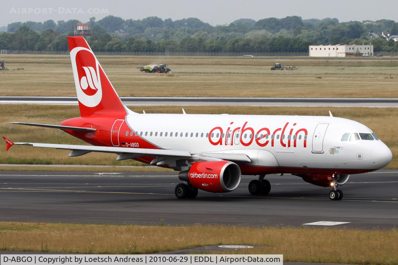 D-ABGO, 2008 Airbus A319-112 C/N 3689, Air Berlin