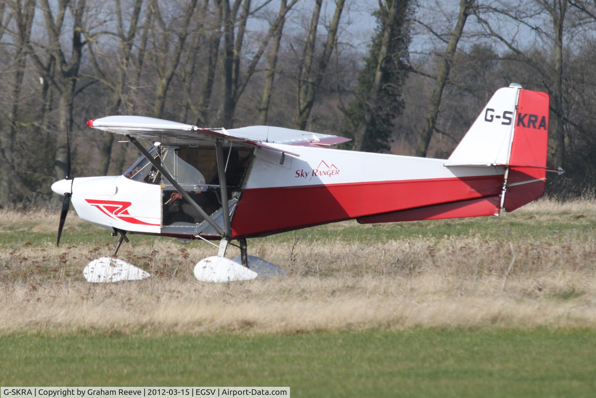G-SKRA, 2005 Best Off Skyranger 912(2) C/N BMAA/HB/458, Just landed.