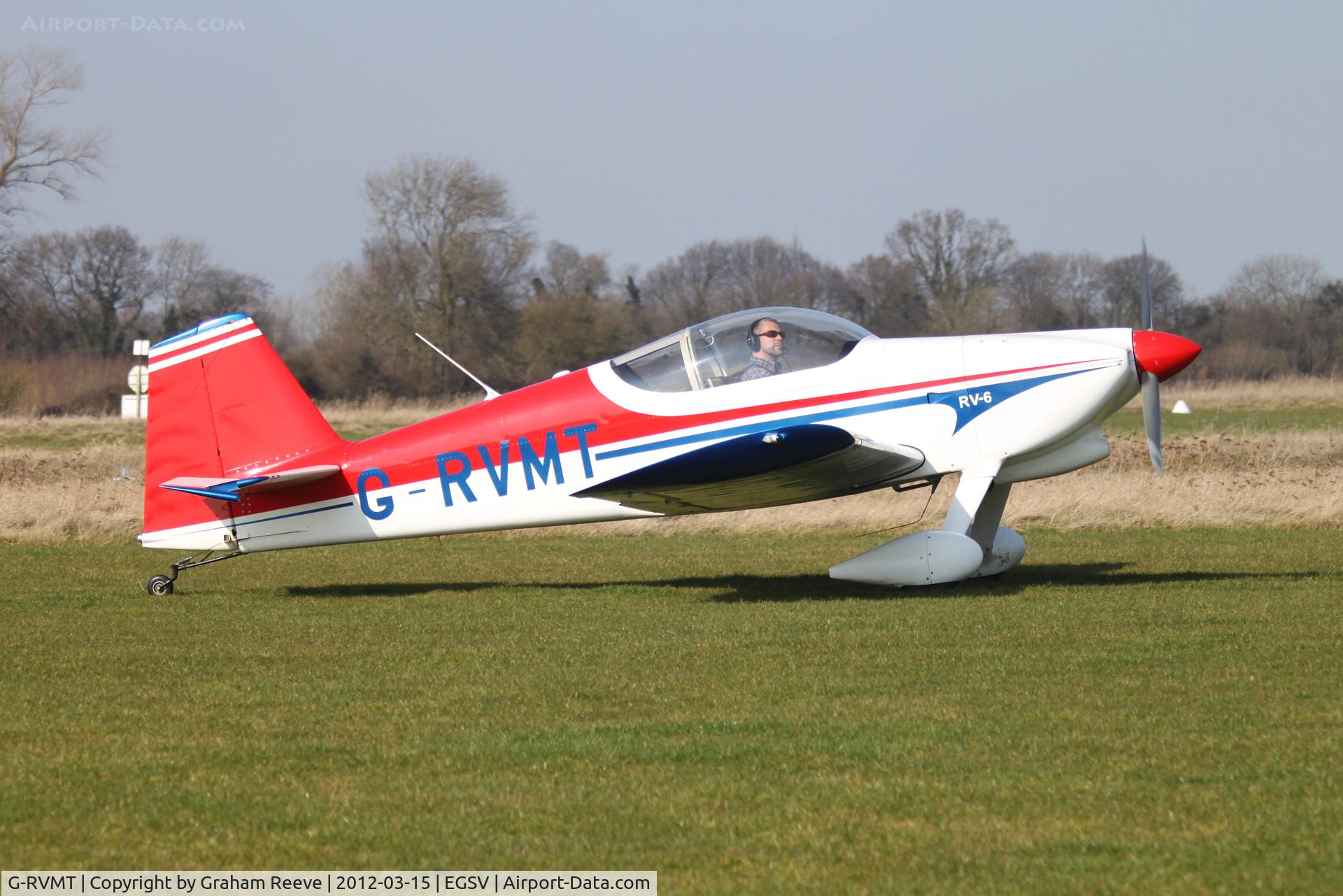 G-RVMT, 2002 Vans RV-6 C/N PFA 181A-13644, Just landed.