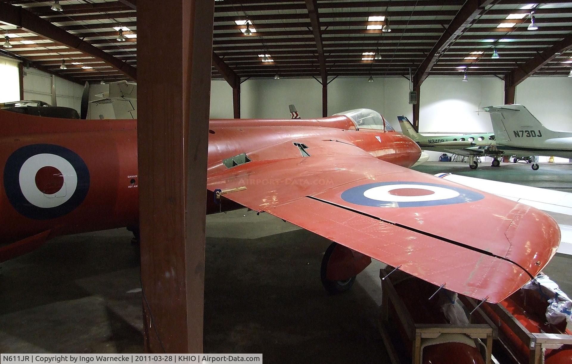 N611JR, 1956 Hawker Hunter F.51 C/N 41H/680277, Hawker Hunter F51 at the Classic Aircraft Aviation Museum, Hillsboro OR