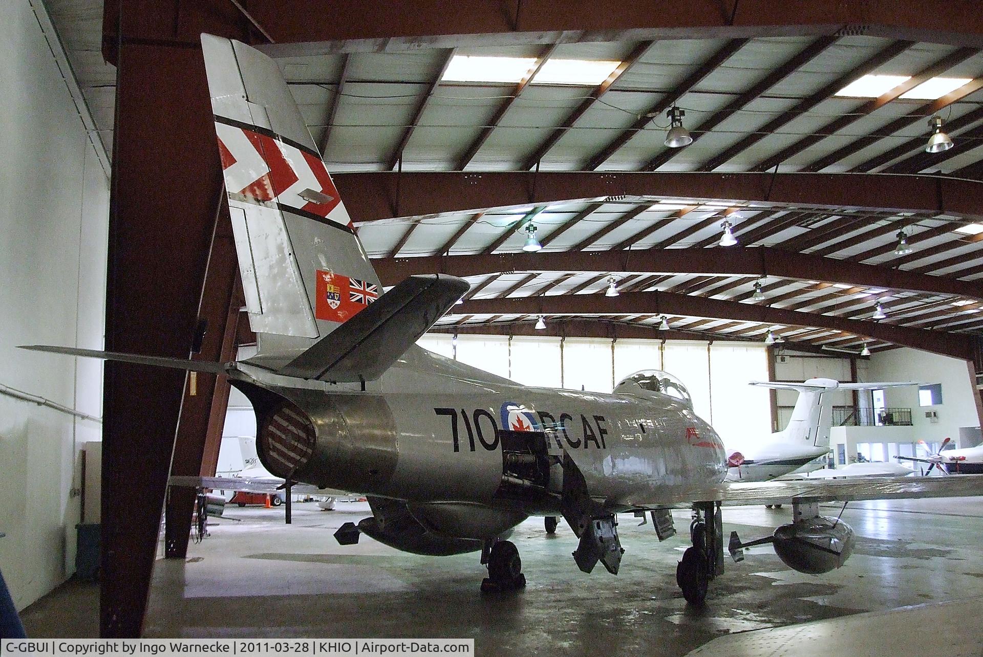 C-GBUI, 1958 Canadair CL-13B Sabre 6 C/N S6-1710, Canadair CL-13B Sabre Mk6 (North American F-86E) at the Classic Aircraft Aviation Museum, Hillsboro OR