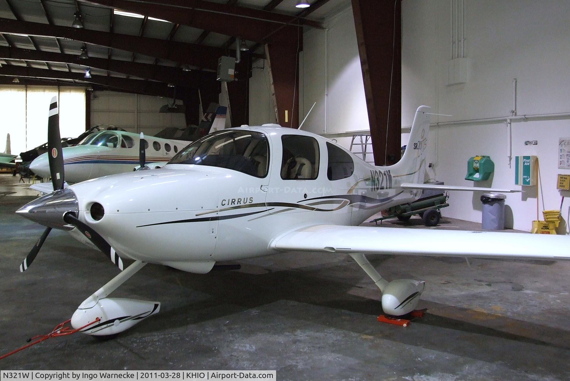 N321W, 2006 Cirrus SR20 GTS C/N 1727, Cirrus SR20 GTS at Portland-Hillsboro Airport, Hillsboro OR
