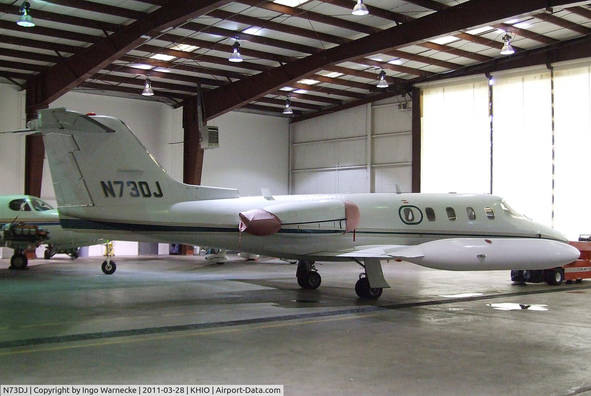 N73DJ, 1979 Gates Learjet 25D C/N 273, Gates Learjet 25D at Portland-Hillsboro Airport, Hillsboro OR