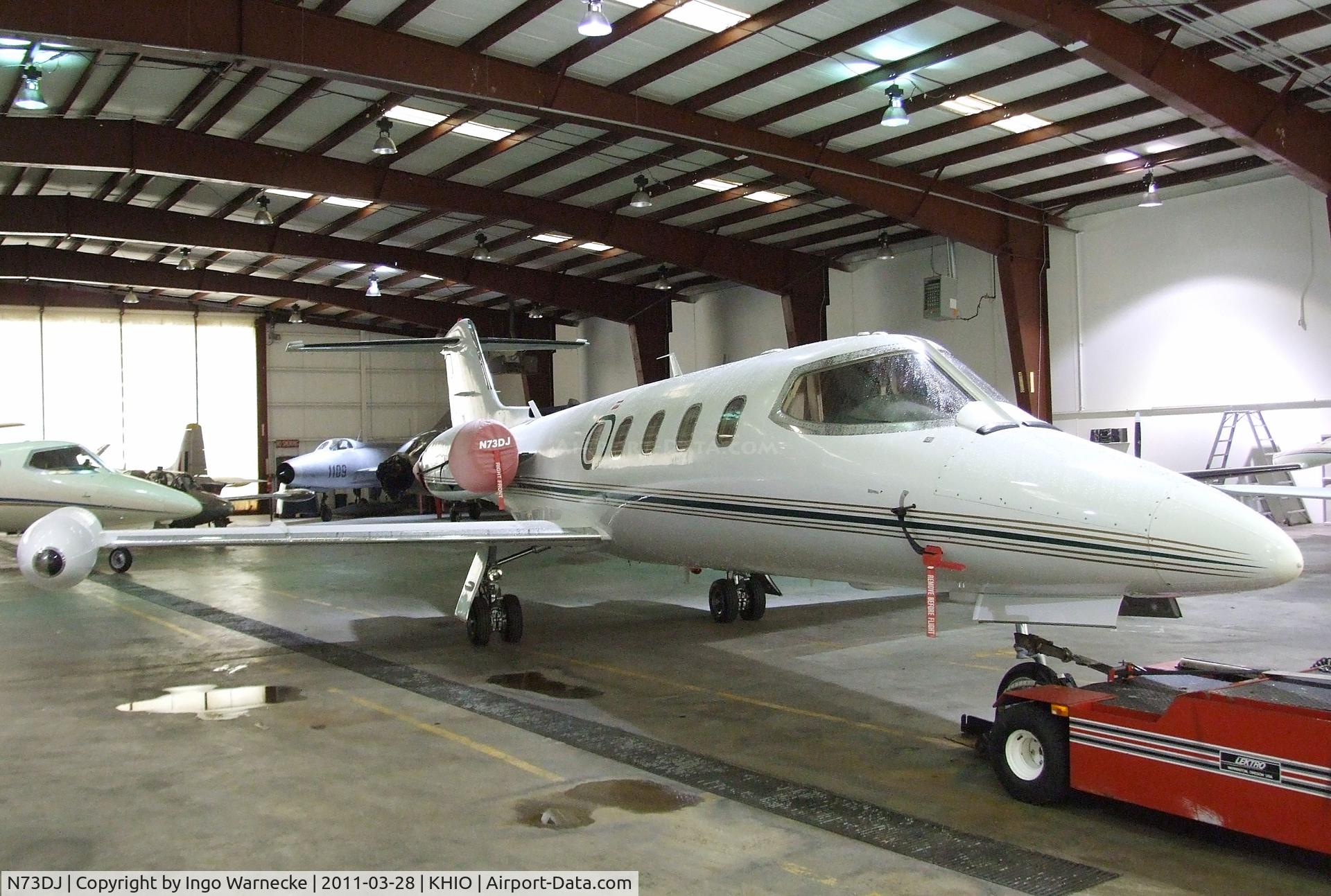 N73DJ, 1979 Gates Learjet 25D C/N 273, Gates Learjet 25D at Portland-Hillsboro Airport, Hillsboro OR