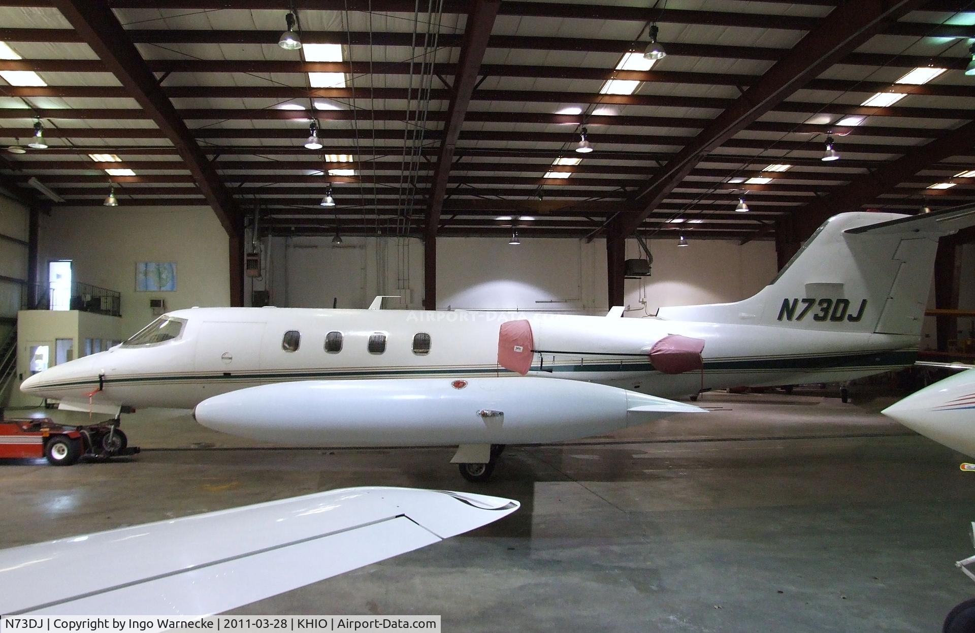 N73DJ, 1979 Gates Learjet 25D C/N 273, Gates Learjet 25D at Portland-Hillsboro Airport, Hillsboro OR