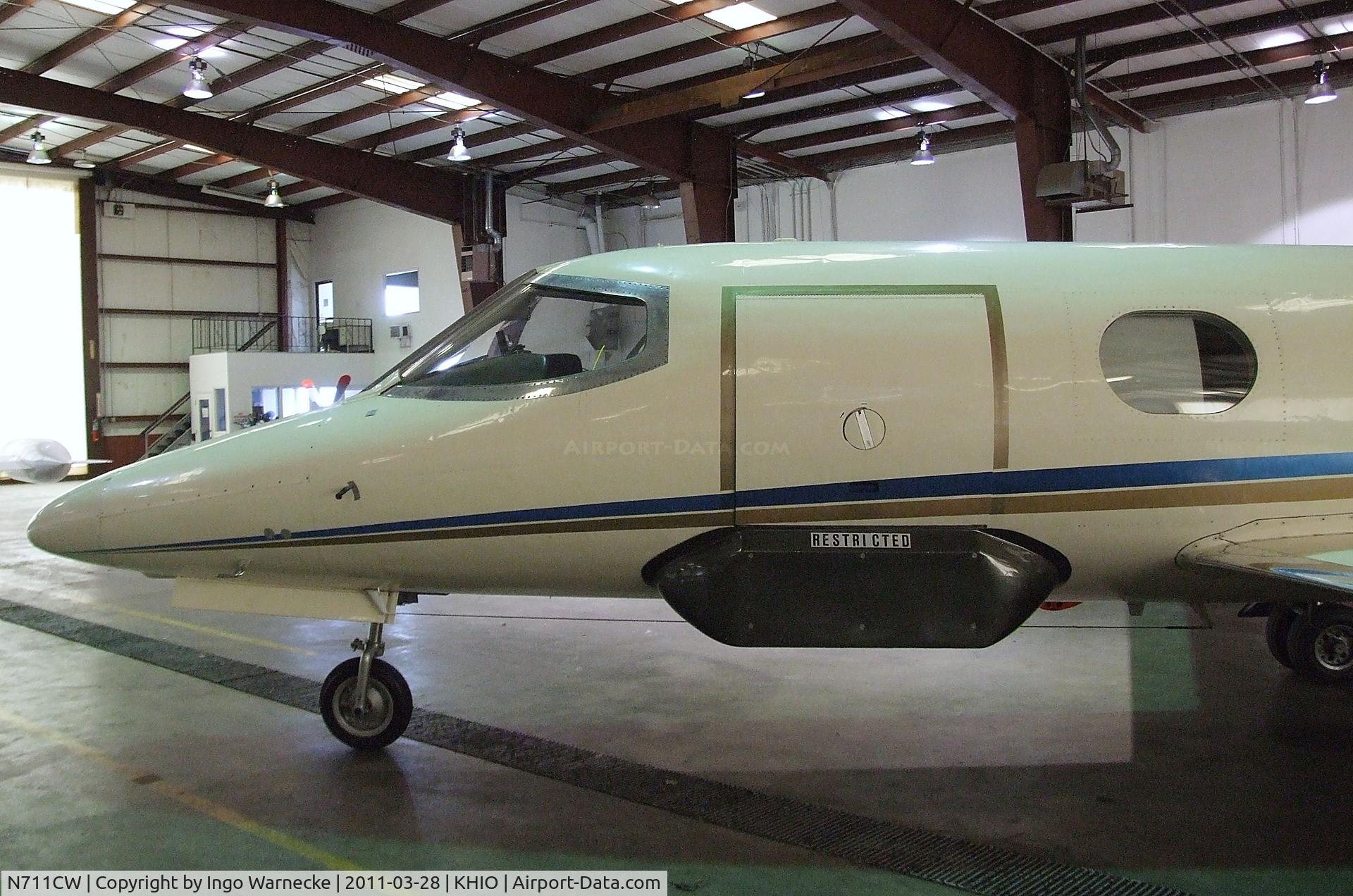 N711CW, 1965 Learjet 24 C/N 055, Lear Jet Learjet 24 at Portland-Hillsboro Airport, Hillsboro OR