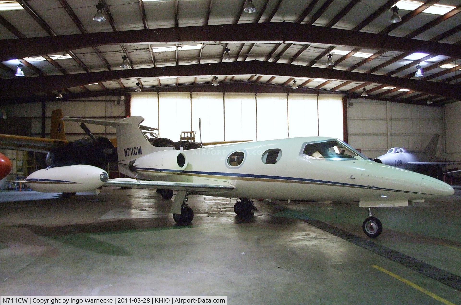 N711CW, 1965 Learjet 24 C/N 055, Lear Jet Learjet 24 at Portland-Hillsboro Airport, Hillsboro OR