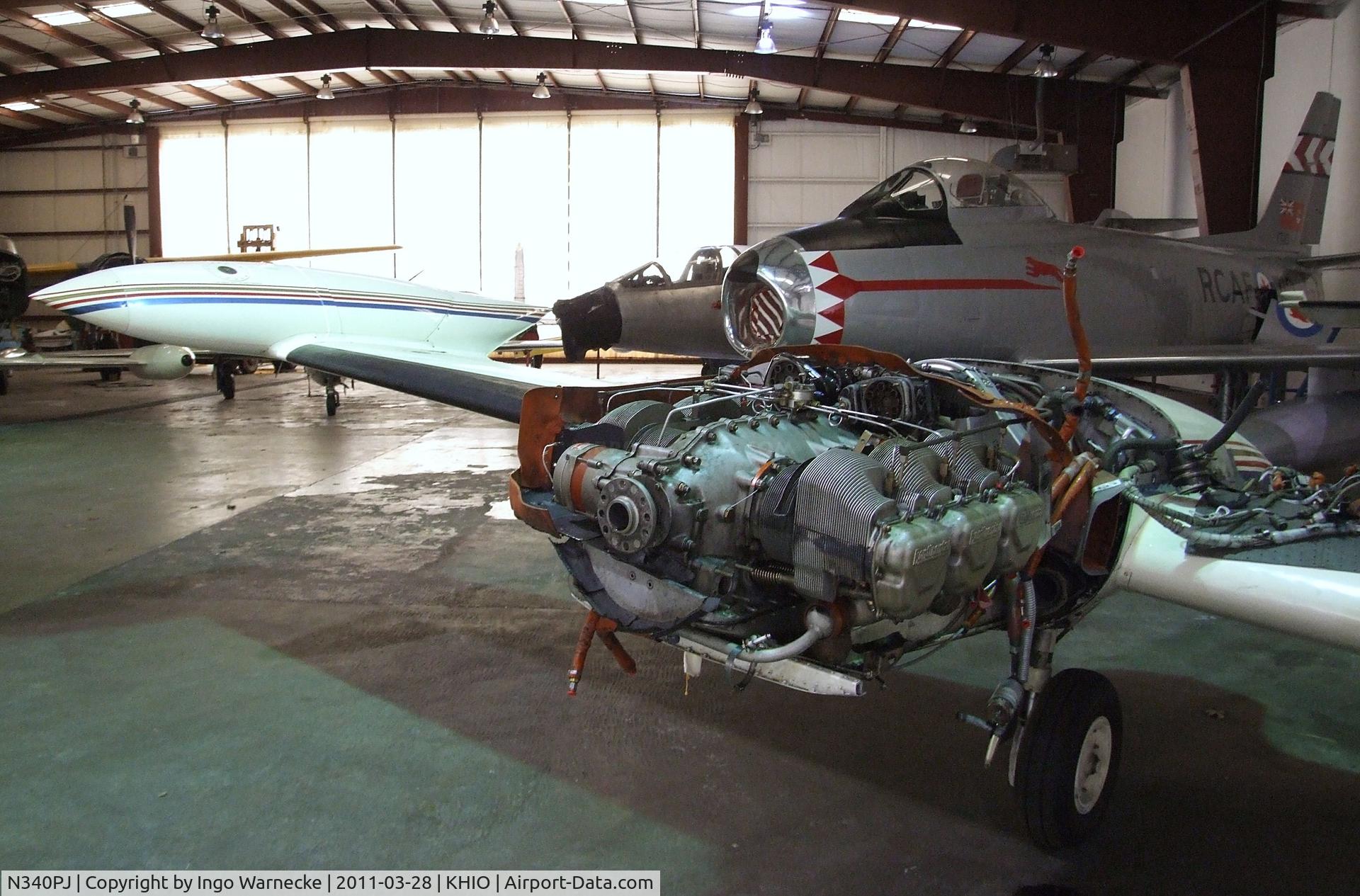 N340PJ, 1975 Cessna 340 C/N 340-0539, Cessna 340 at Portland-Hillsboro Airport, Hillsboro OR