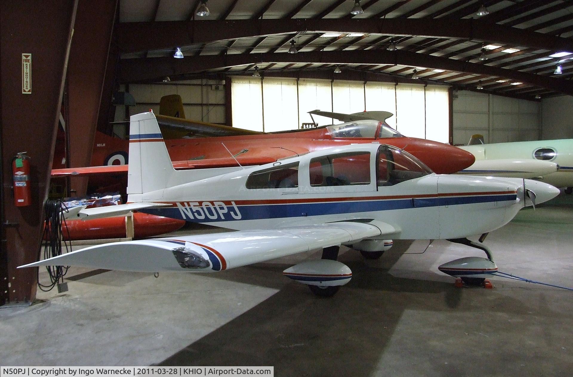 N50PJ, 1976 Grumman American AA-5B Tiger C/N AA5B-0287, Grumman American AA-5B Tiger at Portland-Hillsboro Airport, Hillsboro OR