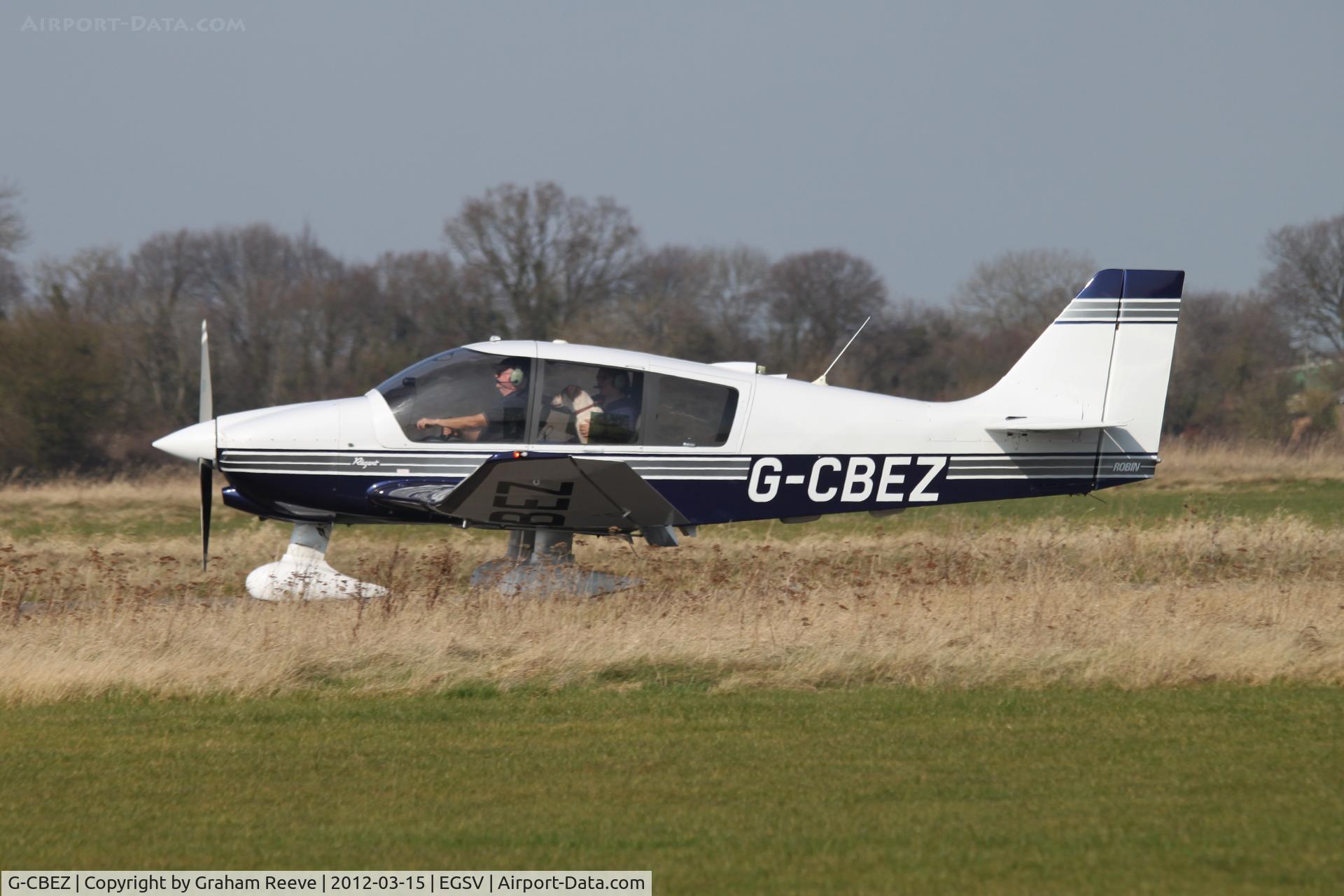 G-CBEZ, 2002 Robin DR-400-180 Regent Regent C/N 2511, Just landed.