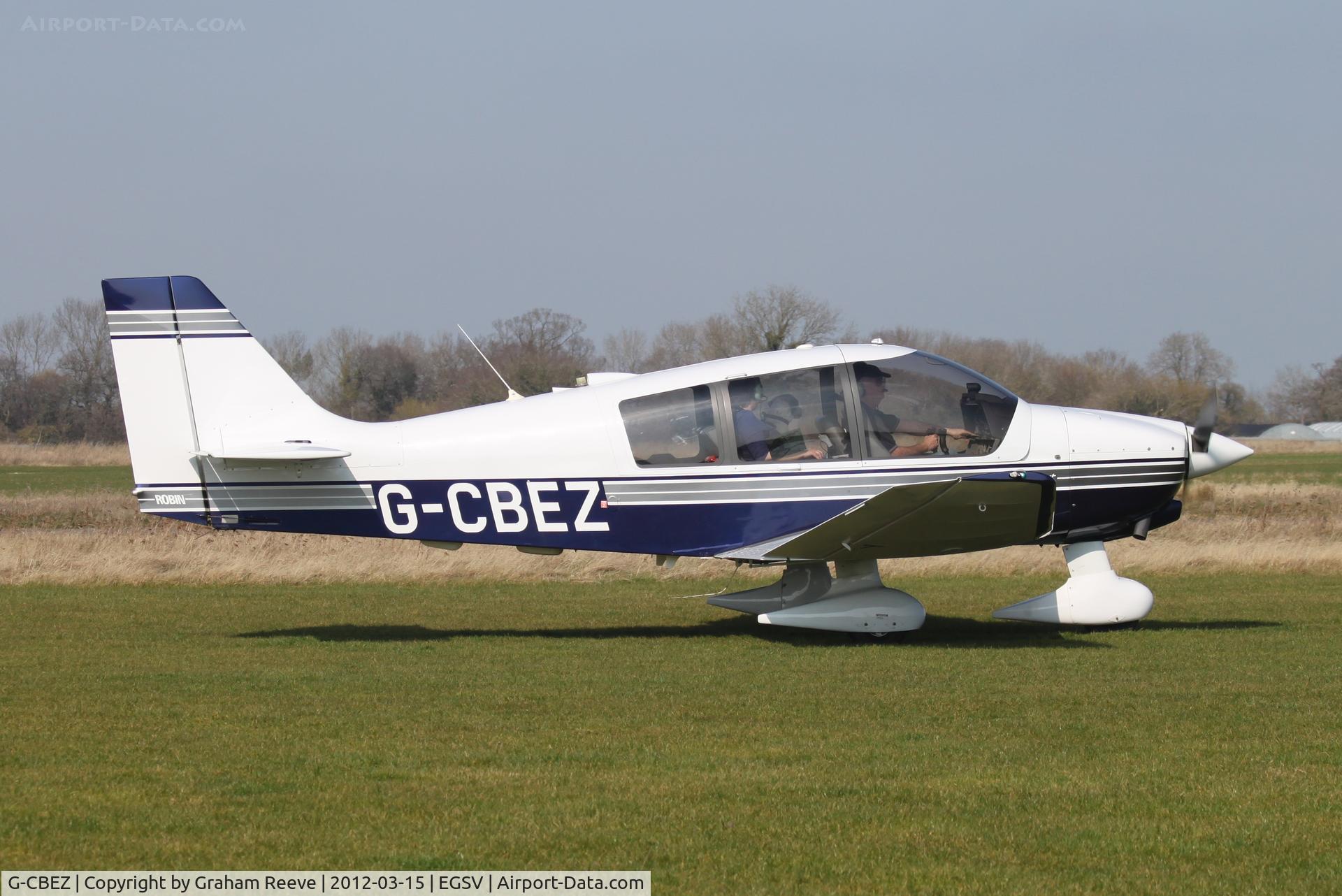 G-CBEZ, 2002 Robin DR-400-180 Regent Regent C/N 2511, Just landed.