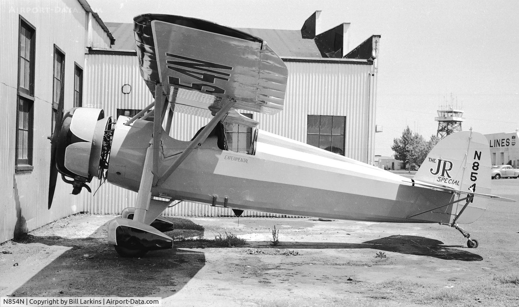 N854N, 1929 Davis D-1-W C/N 127, Registered Experimental as the JR Special, August 1952.