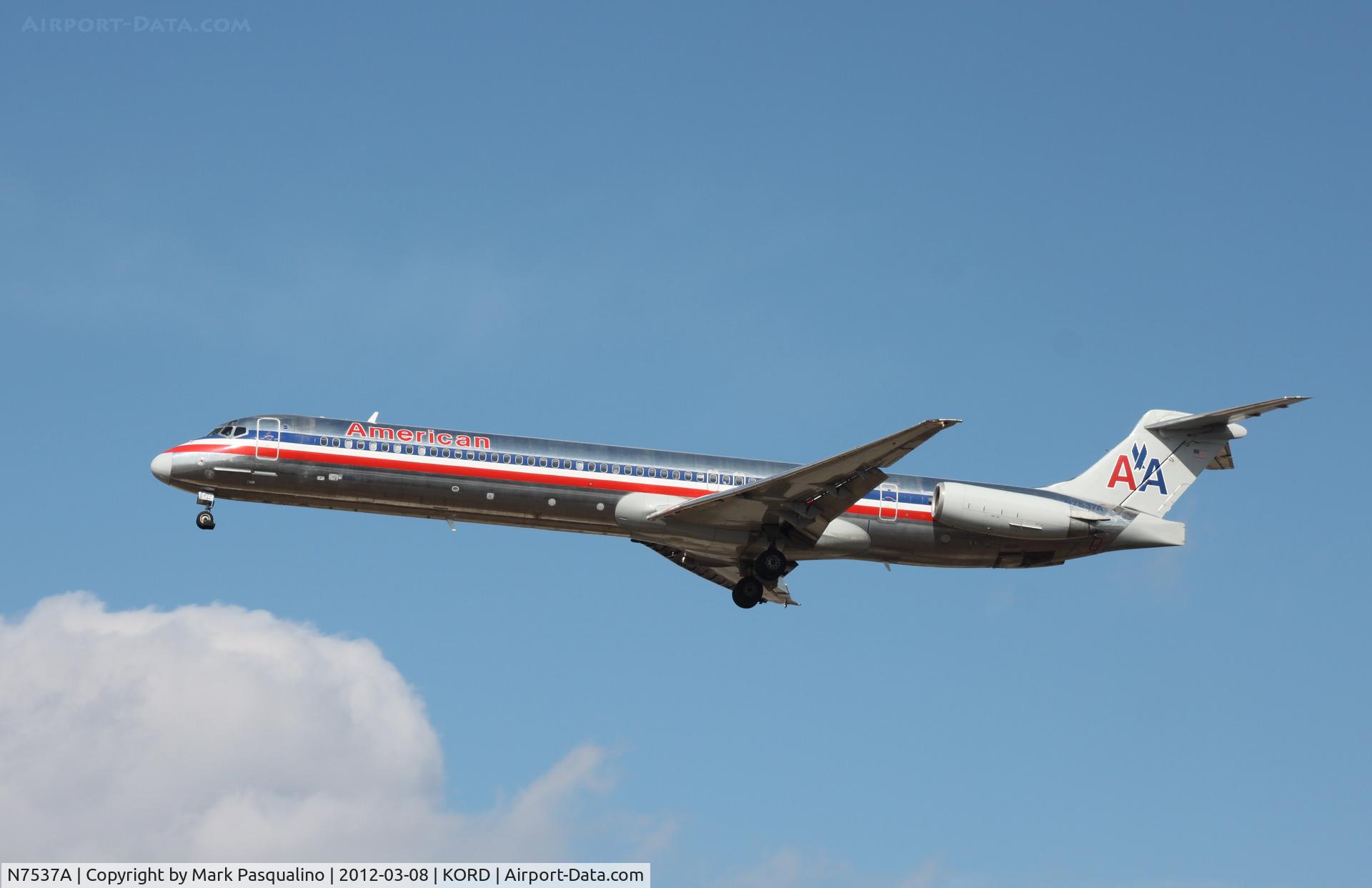 N7537A, 1990 McDonnell Douglas MD-82 (DC-9-82) C/N 49991, MD-82
