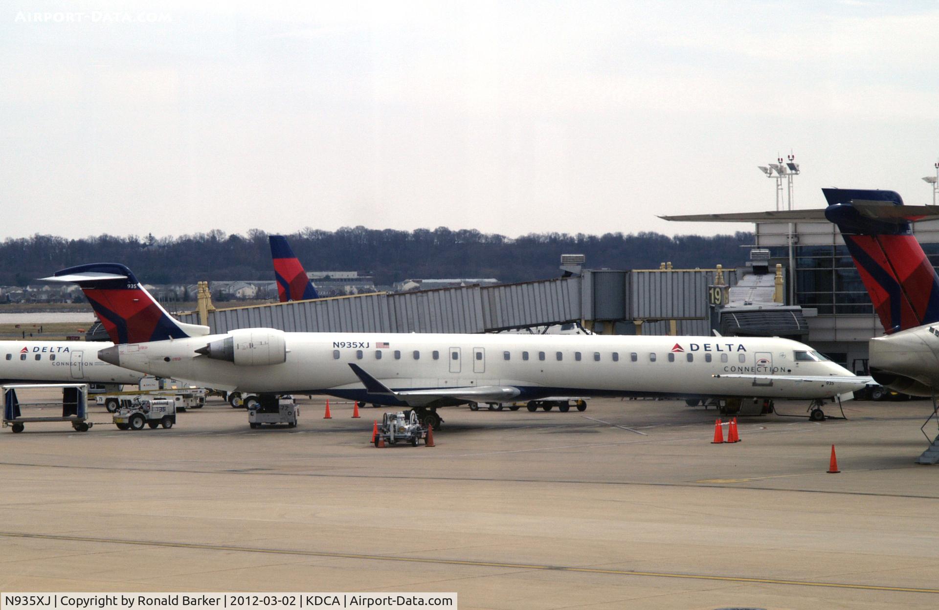 N935XJ, 2008 Bombardier CRJ-900ER (CL-600-2D24) C/N 15199, DCA, VA