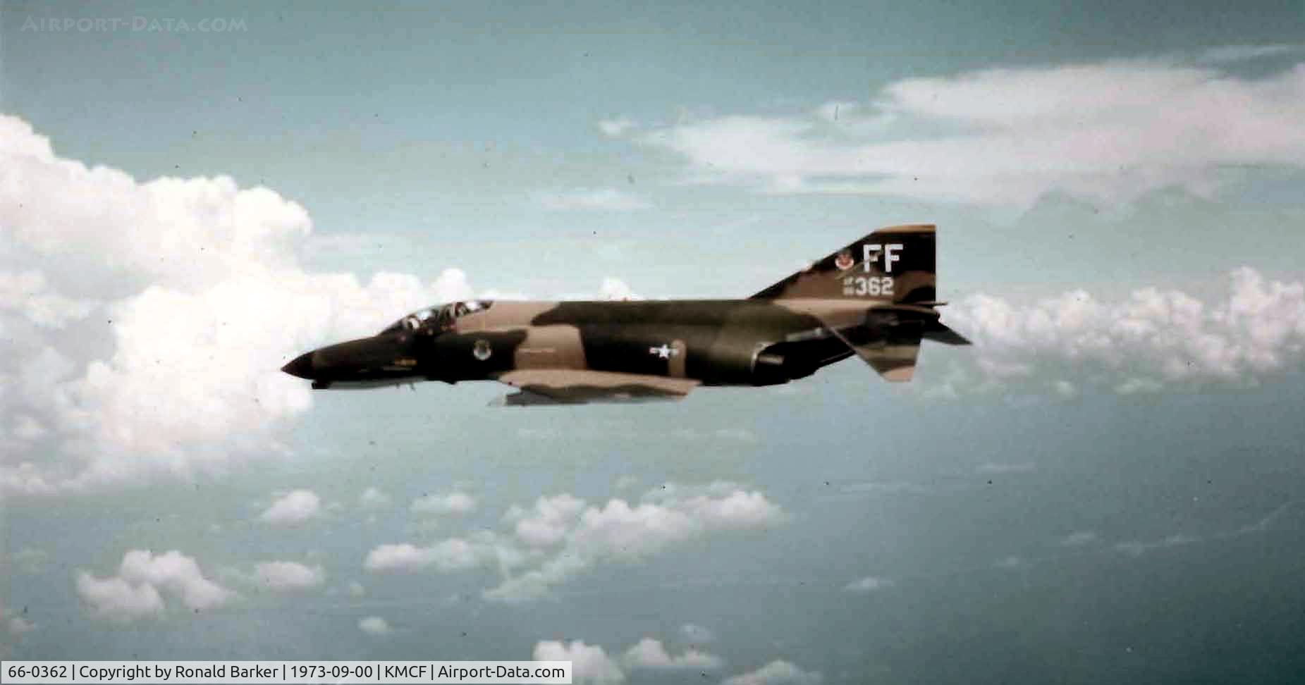 66-0362, 1966 McDonnell F-4E Phantom II C/N 2740, MacDill Sep 1973