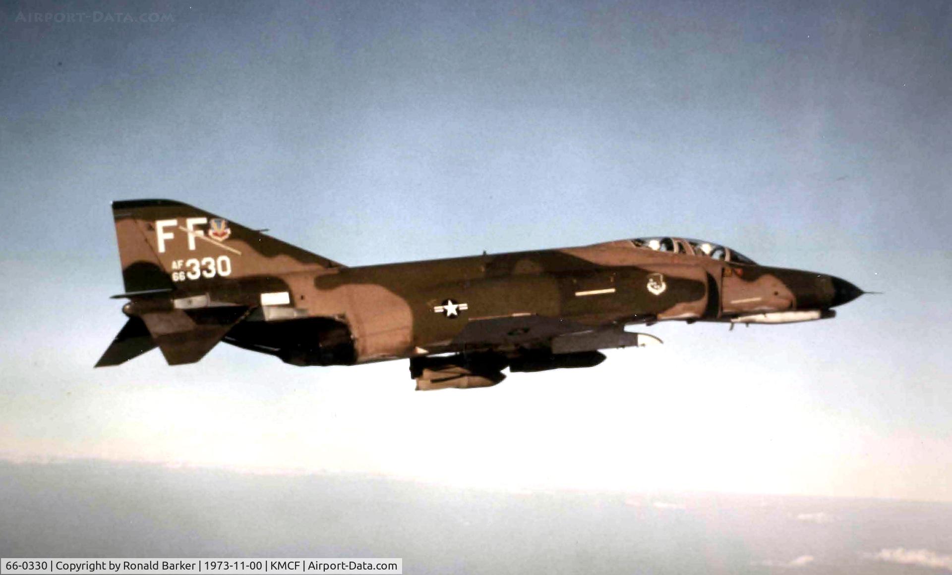 66-0330, 1966 McDonnell F-4E Phantom II C/N 2609, MK-117's Nov 1973