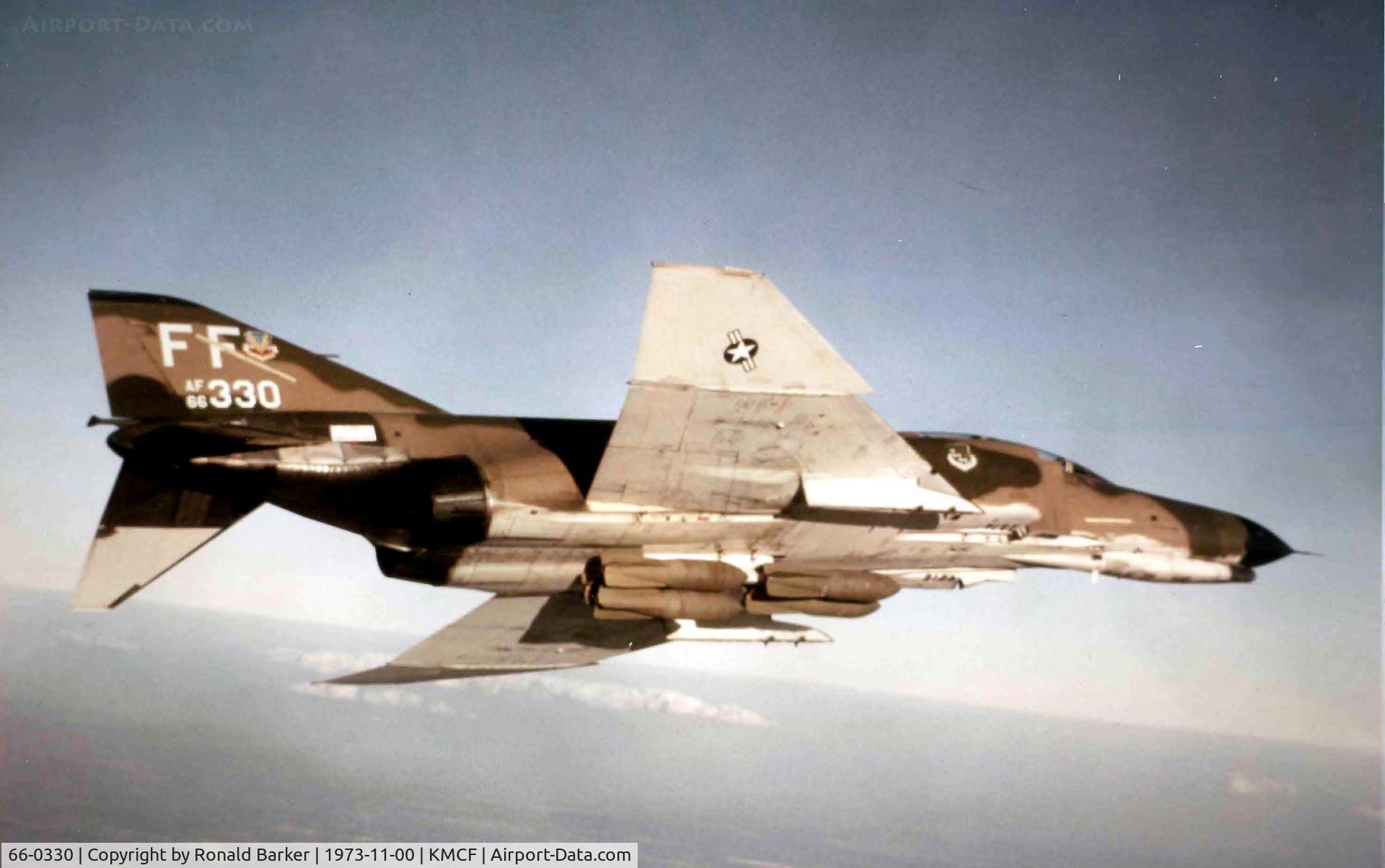 66-0330, 1966 McDonnell F-4E Phantom II C/N 2609, Mk-117s  Nov 1973