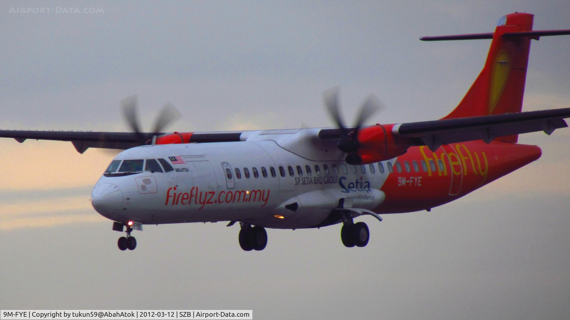 9M-FYE, 2008 ATR 72-212A C/N 840, Firefly
