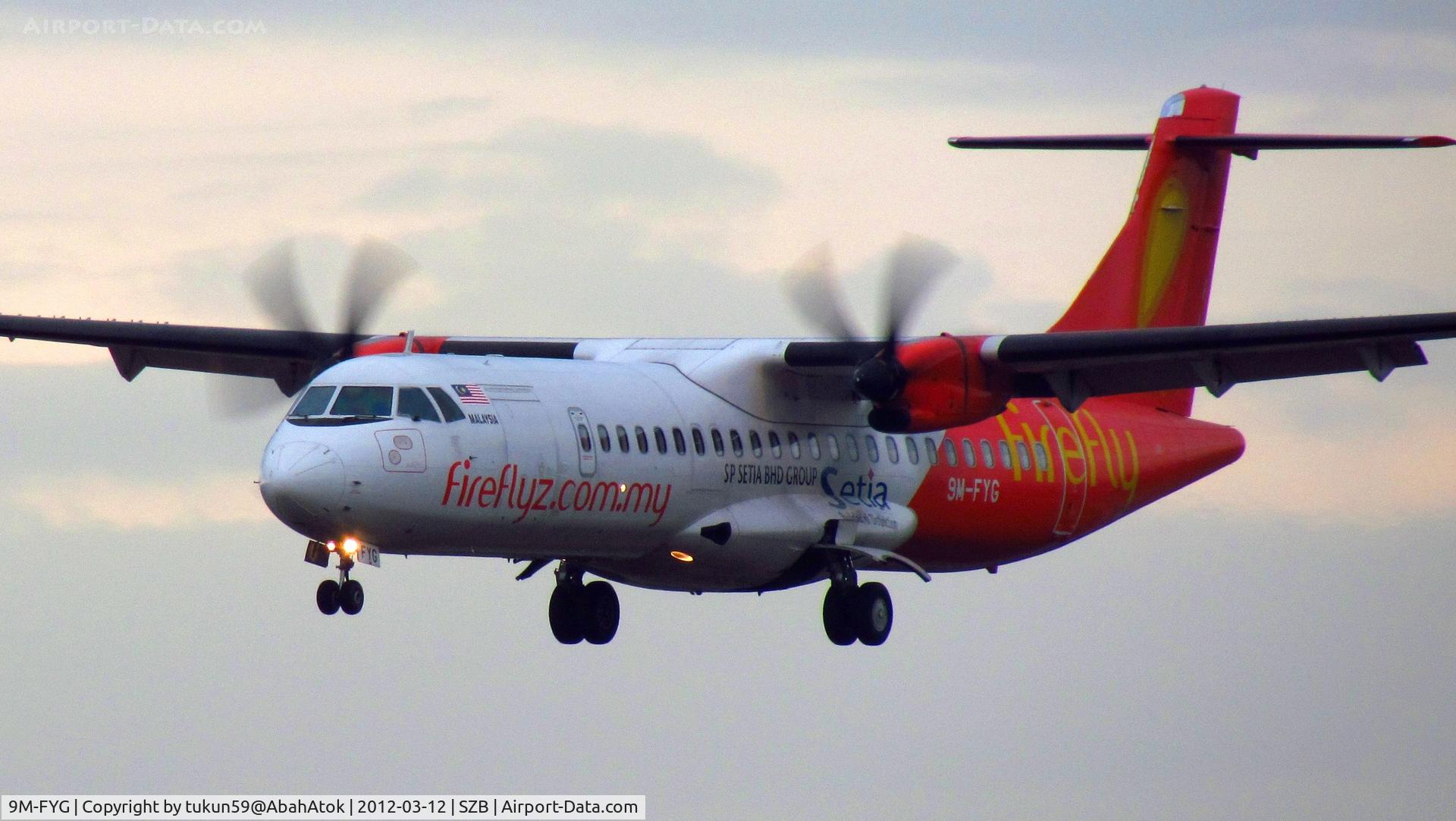 9M-FYG, 2009 ATR 72-212A C/N 868, Firefly
