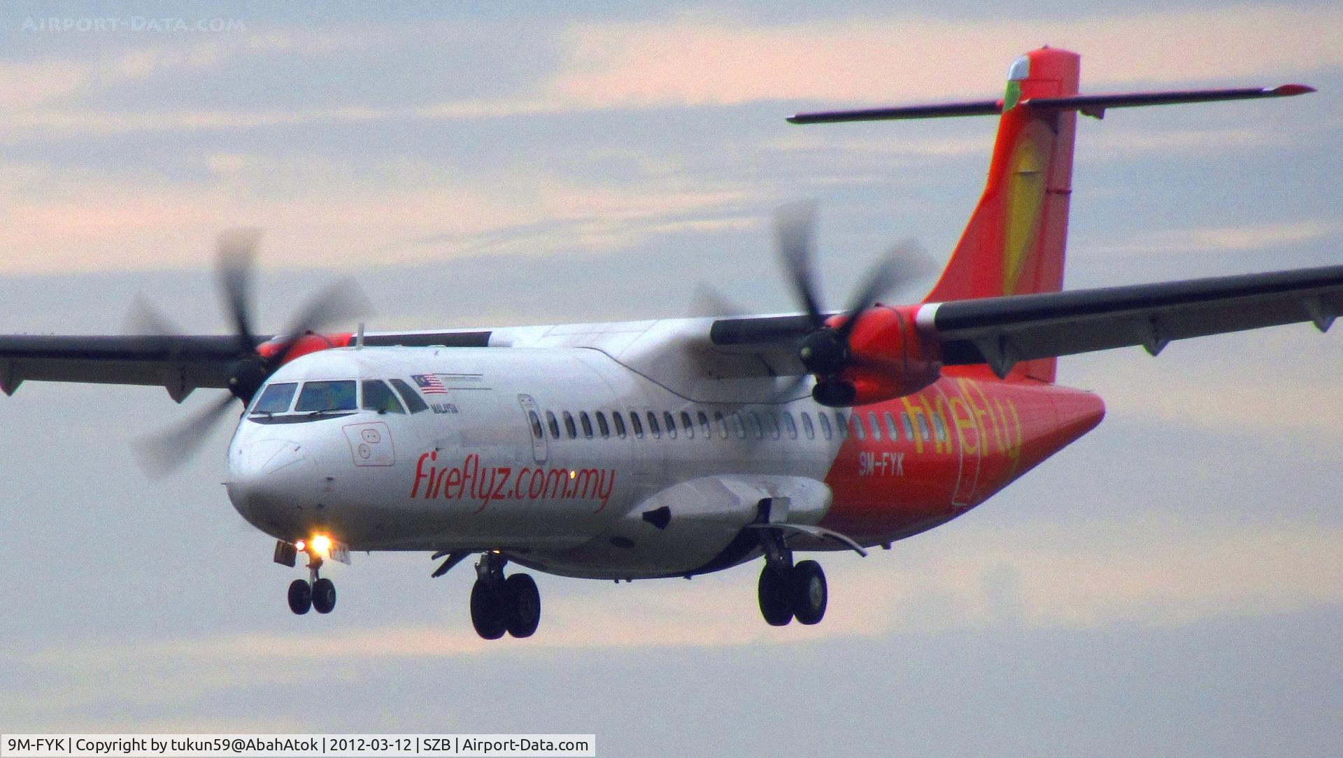 9M-FYK, 2011 ATR 72-212A C/N 947, Firefly