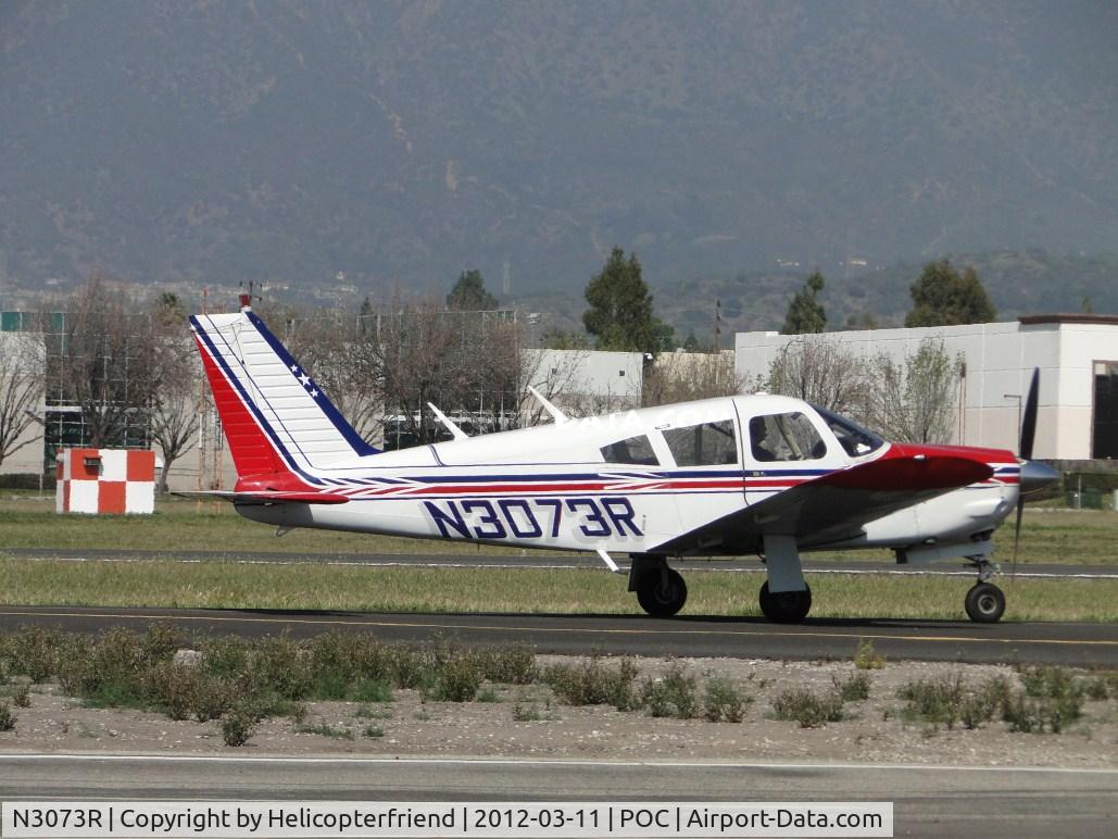 N3073R, 1969 Piper PA-28R-200 C/N 28R-35633, Taxiing on taxiway Sierra enroute 26L