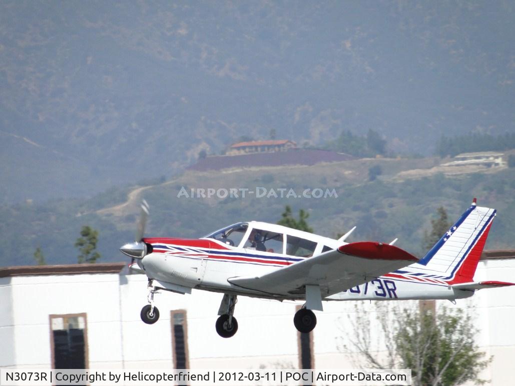 N3073R, 1969 Piper PA-28R-200 C/N 28R-35633, Lift off from 26L and headed westbound