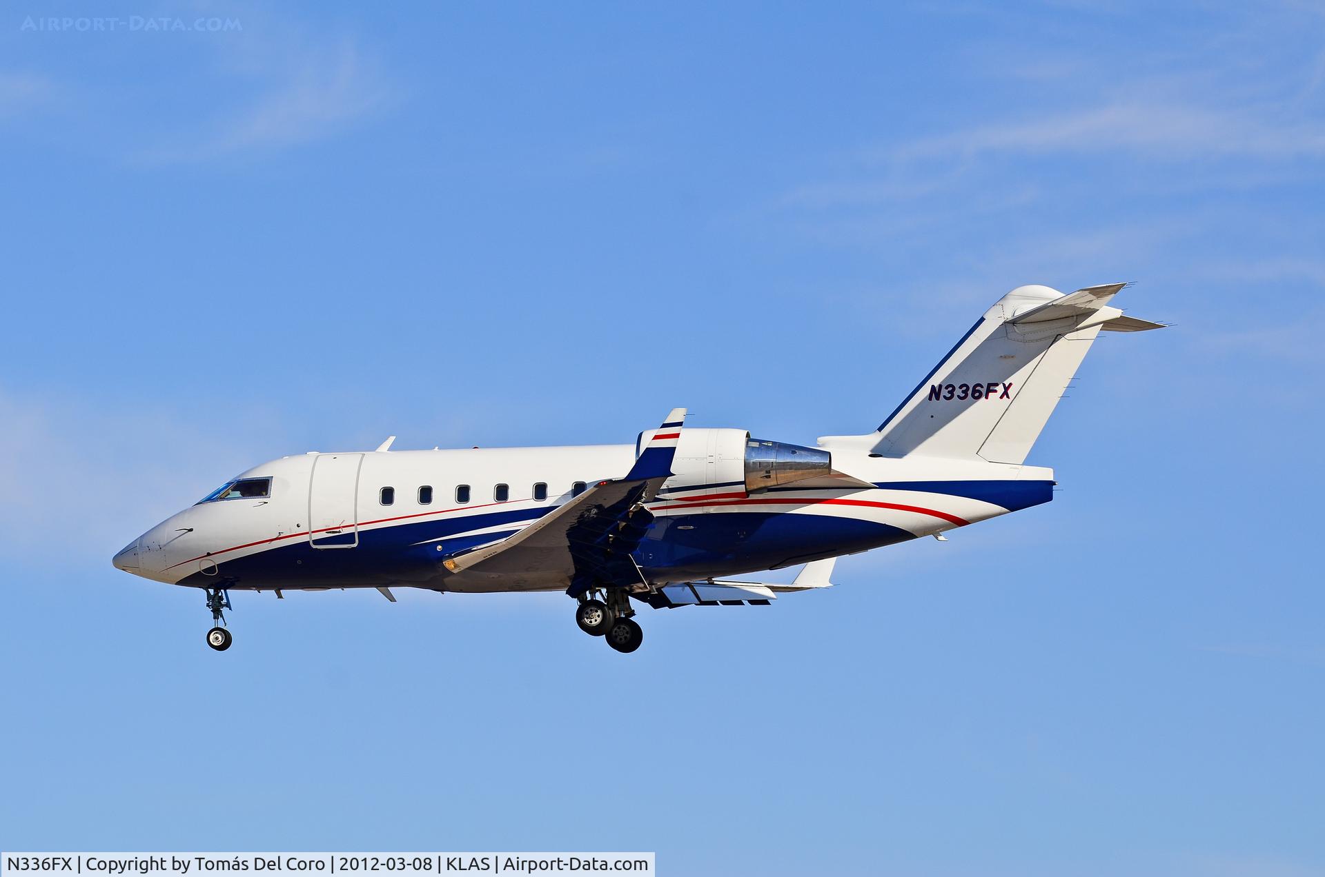 N336FX, 2005 Bombardier Challenger 604 (CL-600-2B16) C/N 5634, N336FX 2005 Bombardier CL-600-2B16 C/N 5634

- Las Vegas - McCarran International (LAS / KLAS)
USA - Nevada, March 8, 2012
Photo: Tomás Del Coro