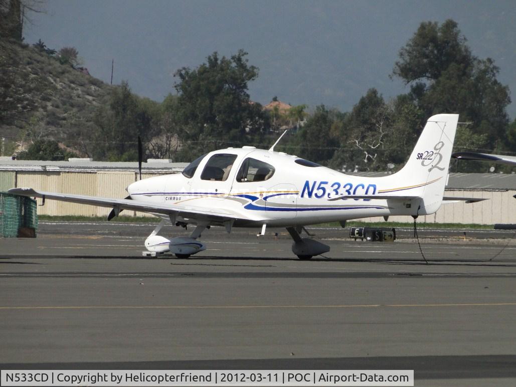 N533CD, 2004 Cirrus SR22 C/N 0995, Parked in transient parking